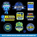 Internet certification award banner