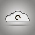 Internet cloud computing concept. Refresh Royalty Free Stock Photo