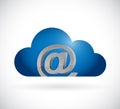 Internet cloud computing illustration design Royalty Free Stock Photo