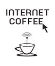 Internet coffe cup