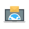Internet Color Vector Icon which can easily modify or edit Royalty Free Stock Photo