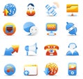 Internet and communicaiton icons