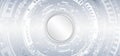 Internet communications, big data, digital technologies. High tech banner. Technological geometric background consisting of