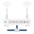 Internet connection Flat Vector icon which can easily modify or edit
