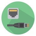 Internet connection, network connectivity Color Vector icon which can easily modify or edit Royalty Free Stock Photo