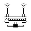 Internet connection Vector Icon which can easily modify or edit Royalty Free Stock Photo