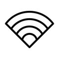 Internet Connection Vector Thick Line Icon For Personal And Commercial Use Royalty Free Stock Photo