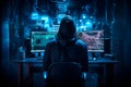 Internet crime, Hacking, and Malware concept. Generative Ai Royalty Free Stock Photo