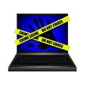 Internet Crime Scene Handprint