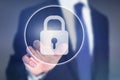 Internet data security concept, cybersecurity Royalty Free Stock Photo