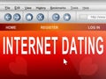 Internet dating. Royalty Free Stock Photo