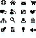 Internet design icon set