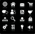 Internet design icon set Royalty Free Stock Photo