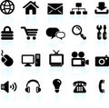 Internet design icon set Royalty Free Stock Photo