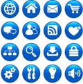 Internet design icon set Royalty Free Stock Photo