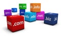 Internet Domain Name Concept Royalty Free Stock Photo