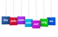 Internet Domain Name Web Concept Royalty Free Stock Photo