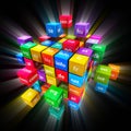 Internet and domain names concept