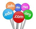 Internet Domain Names Concept Royalty Free Stock Photo