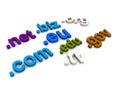 Internet domains Royalty Free Stock Photo