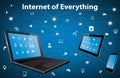 Internet of everything concept Royalty Free Stock Photo