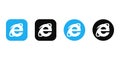 Internet Explorer - graphical web browser developed by Microsoft. Kyiv, Ukraine - January 20, 2020