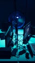 Internet fraud, darknet, data thiefs, cybergrime concept. Hacker attack on government server. Dangerous criminals coding