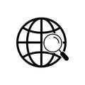 internet - globe icon vector design template Royalty Free Stock Photo