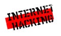 Internet Hacking rubber stamp