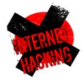 Internet Hacking rubber stamp