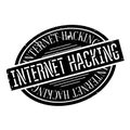 Internet Hacking rubber stamp