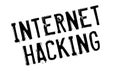 Internet Hacking rubber stamp