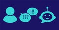 Internet helper chatbot, messaging