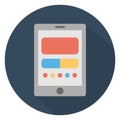 Internet hosting, mobile hosting Color Vector icon which can easily modify or edit Royalty Free Stock Photo