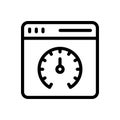 internet vector thin line icon Royalty Free Stock Photo