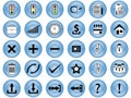 Internet icons Royalty Free Stock Photo
