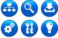 Internet Icons Buttons Royalty Free Stock Photo