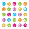 Internet icons Royalty Free Stock Photo