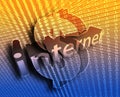 Internet illustration Royalty Free Stock Photo