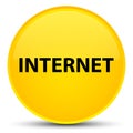 Internet special yellow round button