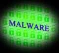 Internet Malware Means World Wide Web And Attack