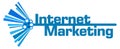 Internet Marketing Blue Graphical Bar Royalty Free Stock Photo