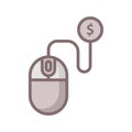 Internet marketing fill vector icon which can easily modify or edit