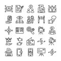 Internet Marketing Icons Set which can easily modify or edit Royalty Free Stock Photo