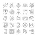 Internet Marketing Icons Set which can easily modify or edit Royalty Free Stock Photo