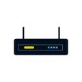 Internet modem modern design a vector drawing draft