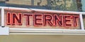 Internet Neon Sign