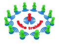 Internet online training concept.