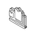 internet order and procurement isometric icon vector illustration Royalty Free Stock Photo