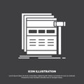 Internet, page, web, webpage, wireframe Icon. glyph vector symbol for UI and UX, website or mobile application Royalty Free Stock Photo